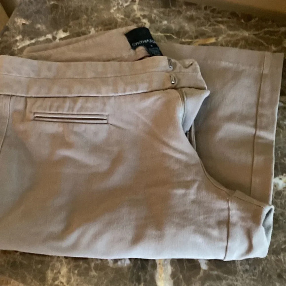 Cynthia Rowley Boot cut khaki pants size 8 - Picture 1 of 3